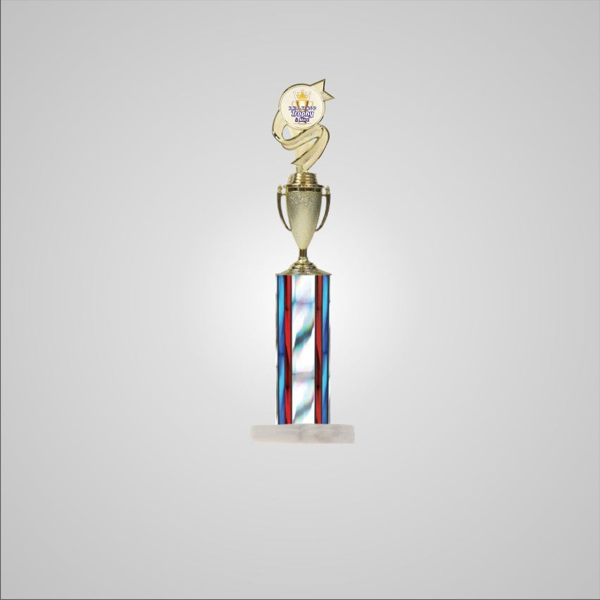 18.5" Trophy wide column with Cup