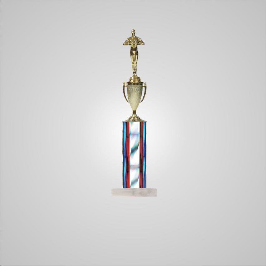 18.5" Trophy wide column with Cup