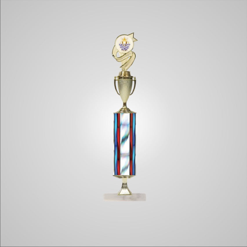 20.5" Trophy wide column with Riser and Cup