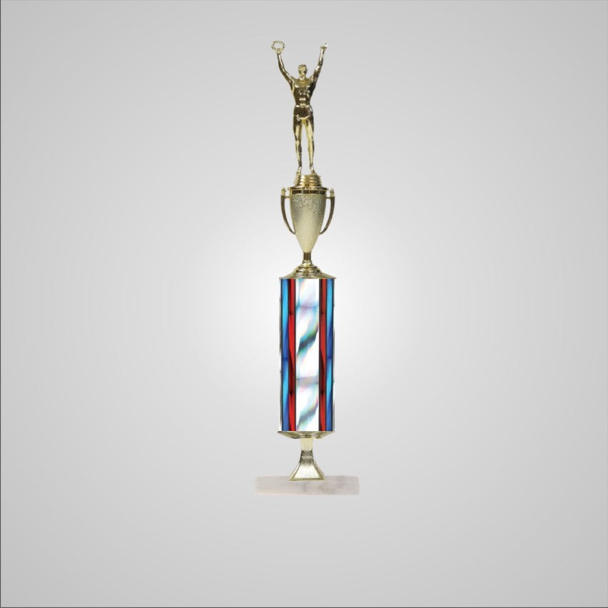 20.5" Trophy wide column with Riser and Cup