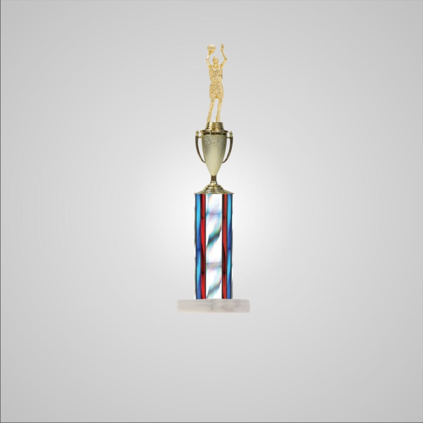 18.5" Trophy wide column with Cup