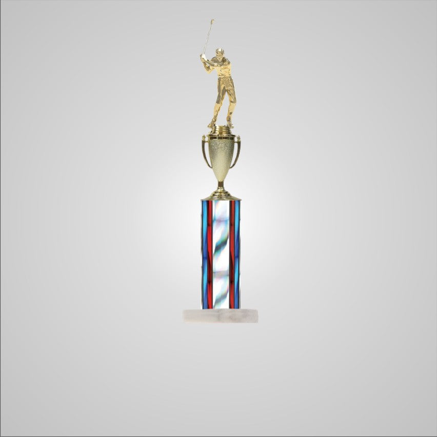 18.5" Trophy wide column with Cup