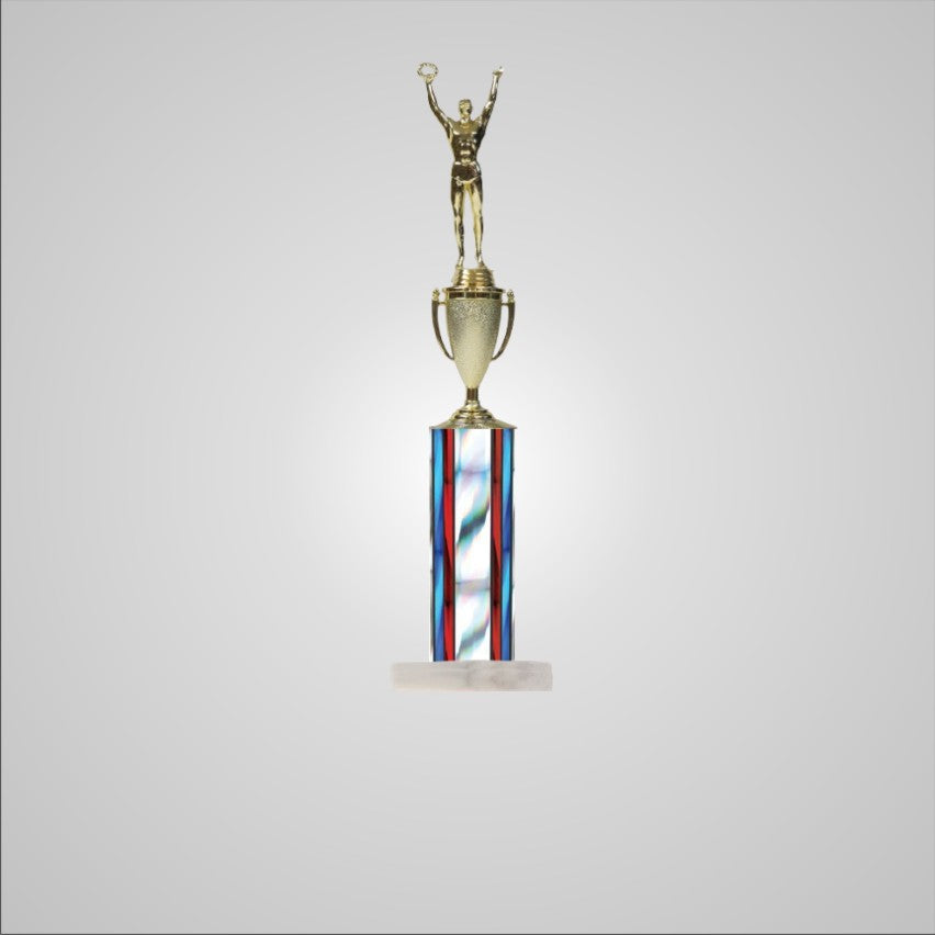 18.5" Trophy wide column with Cup