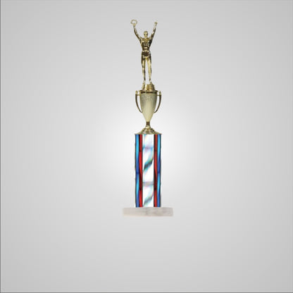 18.5" Trophy wide column with Cup