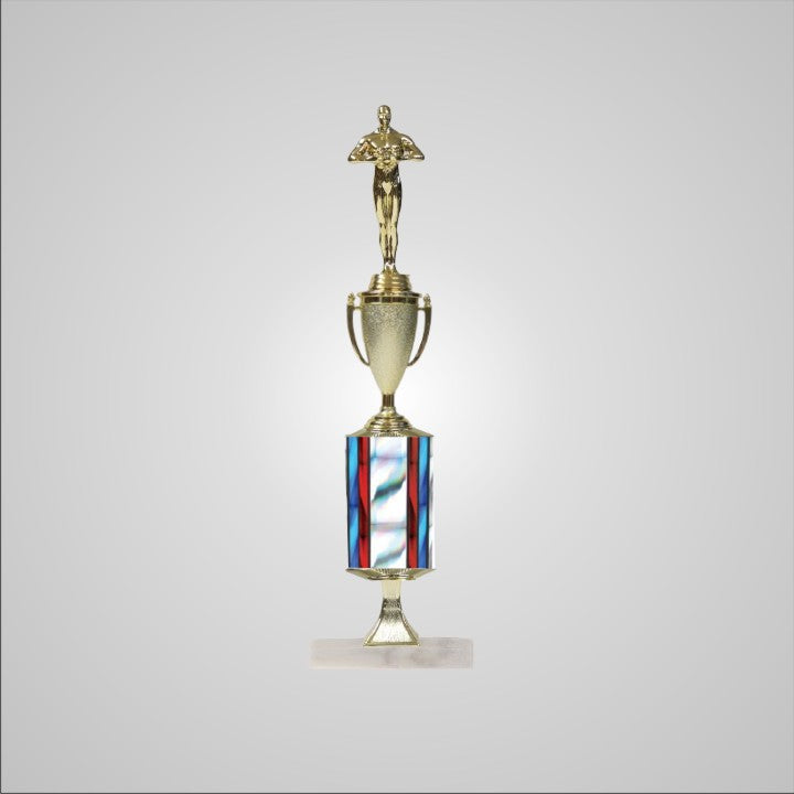 16.5" Trophy wide column with Riser and Cup
