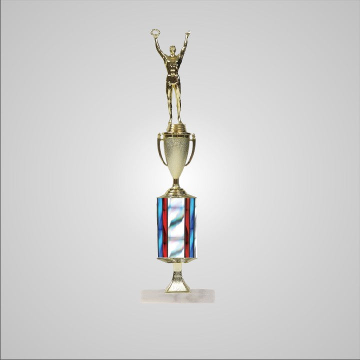 16.5" Trophy wide column with Riser and Cup
