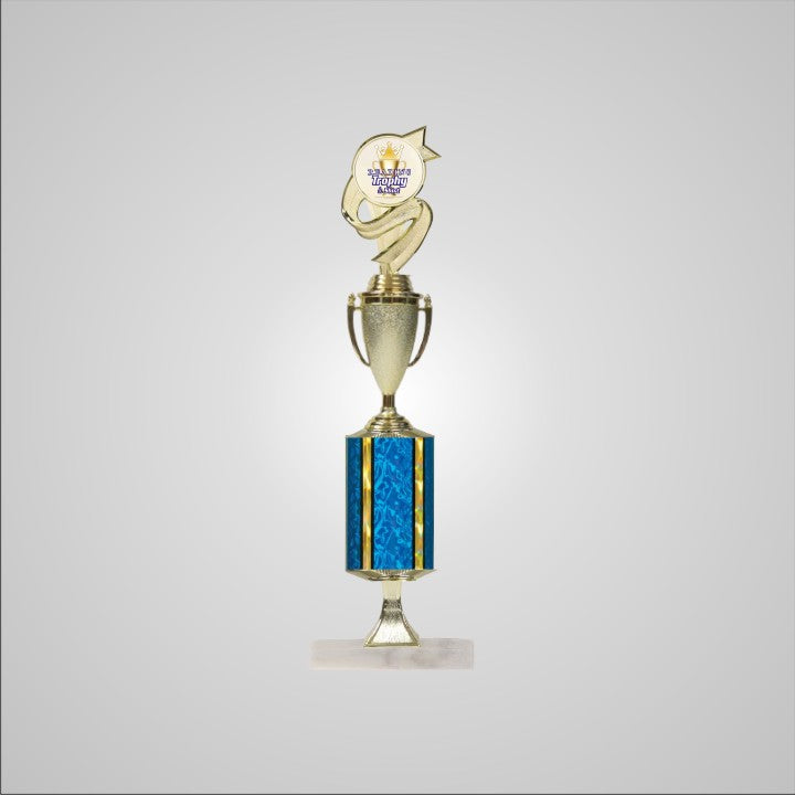 16.5" Trophy wide column with Riser and Cup