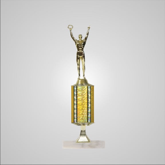 12" Trophy wide column with Riser