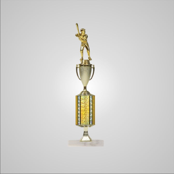 16.5" Trophy wide column with Riser and Cup