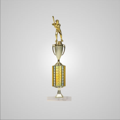 16.5" Trophy wide column with Riser and Cup