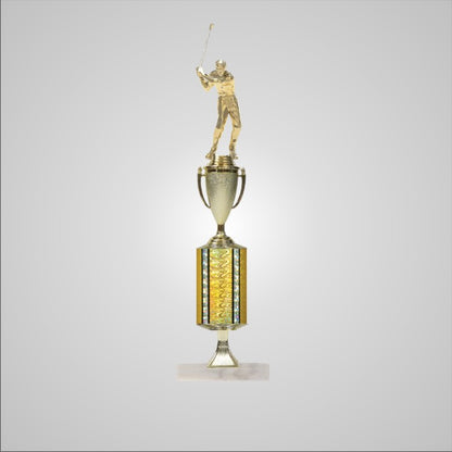 16.5" Trophy wide column with Riser and Cup