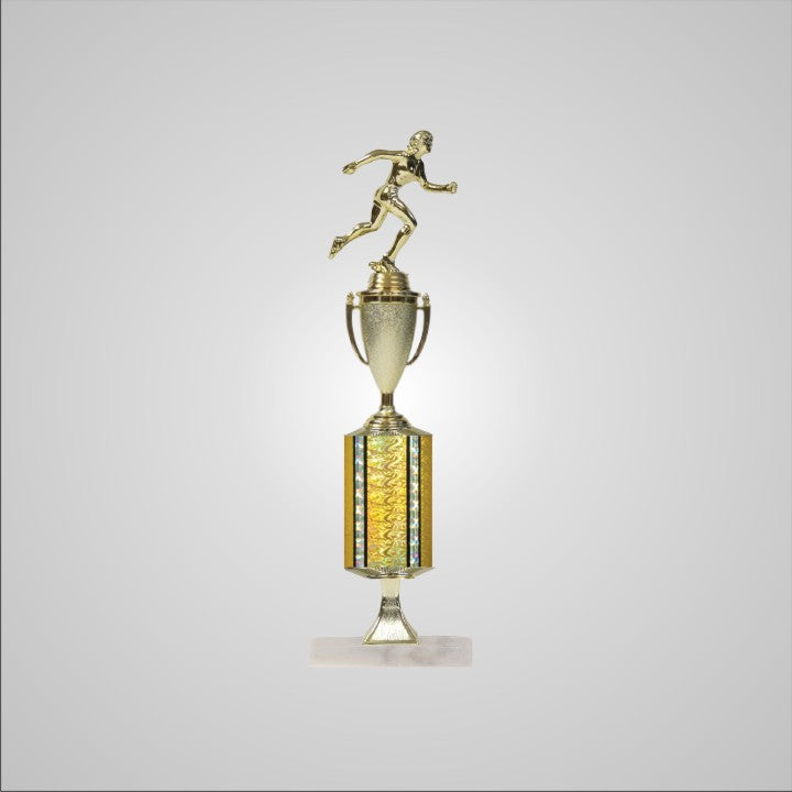 16.5" Trophy wide column with Riser and Cup