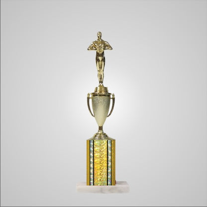 14.5" Trophy wide column with Cup