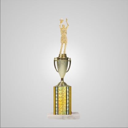 14.5" Trophy wide column with Cup