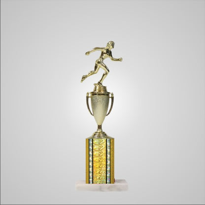 14.5" Trophy wide column with Cup