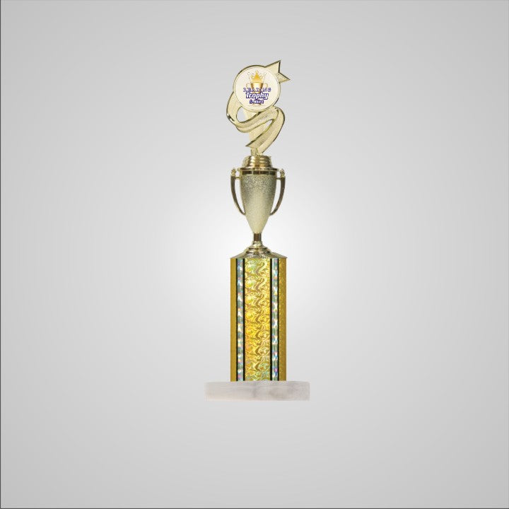 16.5" Trophy wide column with Cup