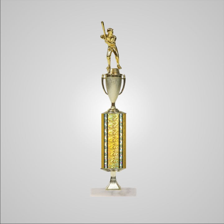 18.5" Trophy wide column with Riser and Cup