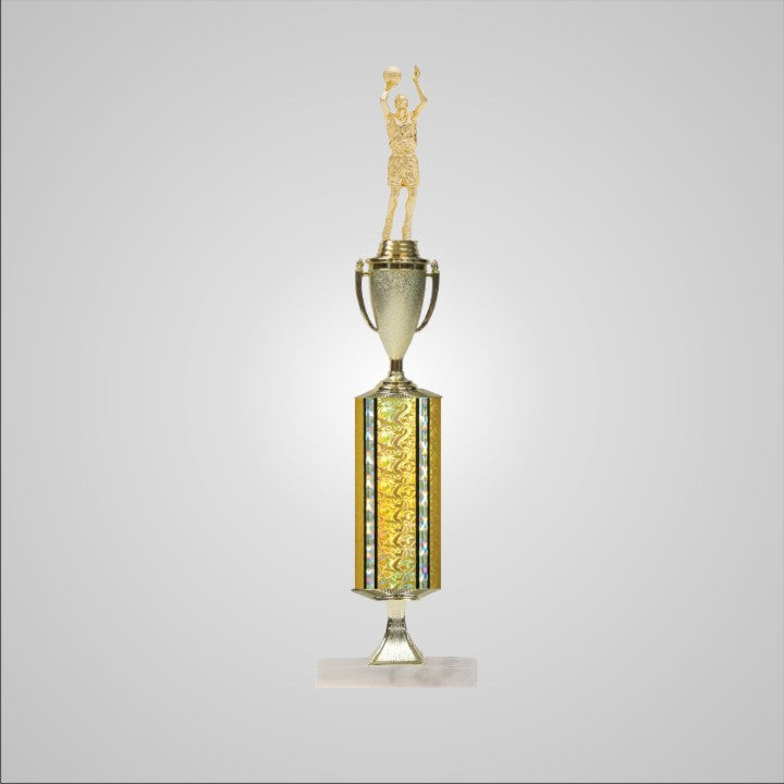 18.5" Trophy wide column with Riser and Cup
