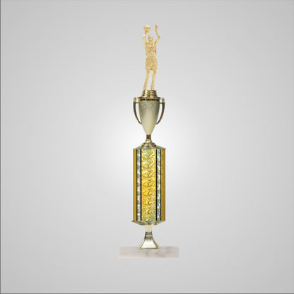18.5" Trophy wide column with Riser and Cup