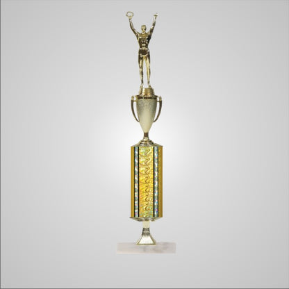 18.5" Trophy wide column with Riser and Cup