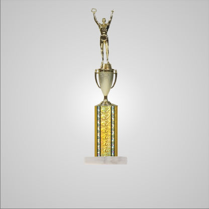 16.5" Trophy wide column with Cup
