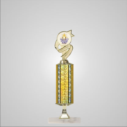 14" Trophy wide column with Riser