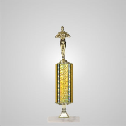 14" Trophy wide column with Riser