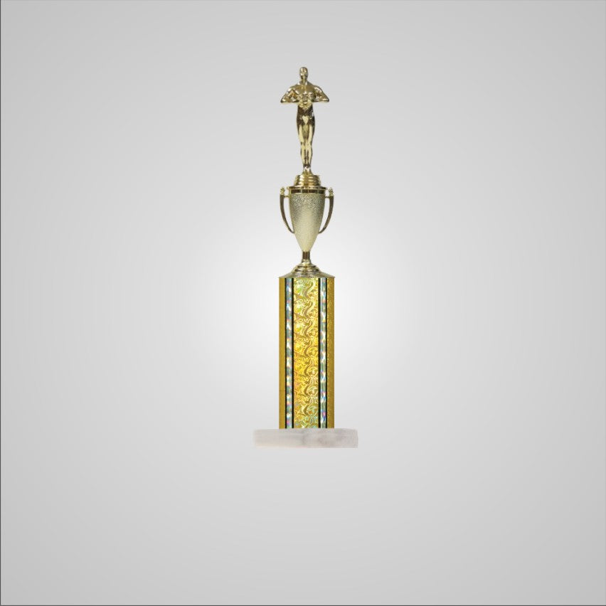 18.5" Trophy wide column with Cup