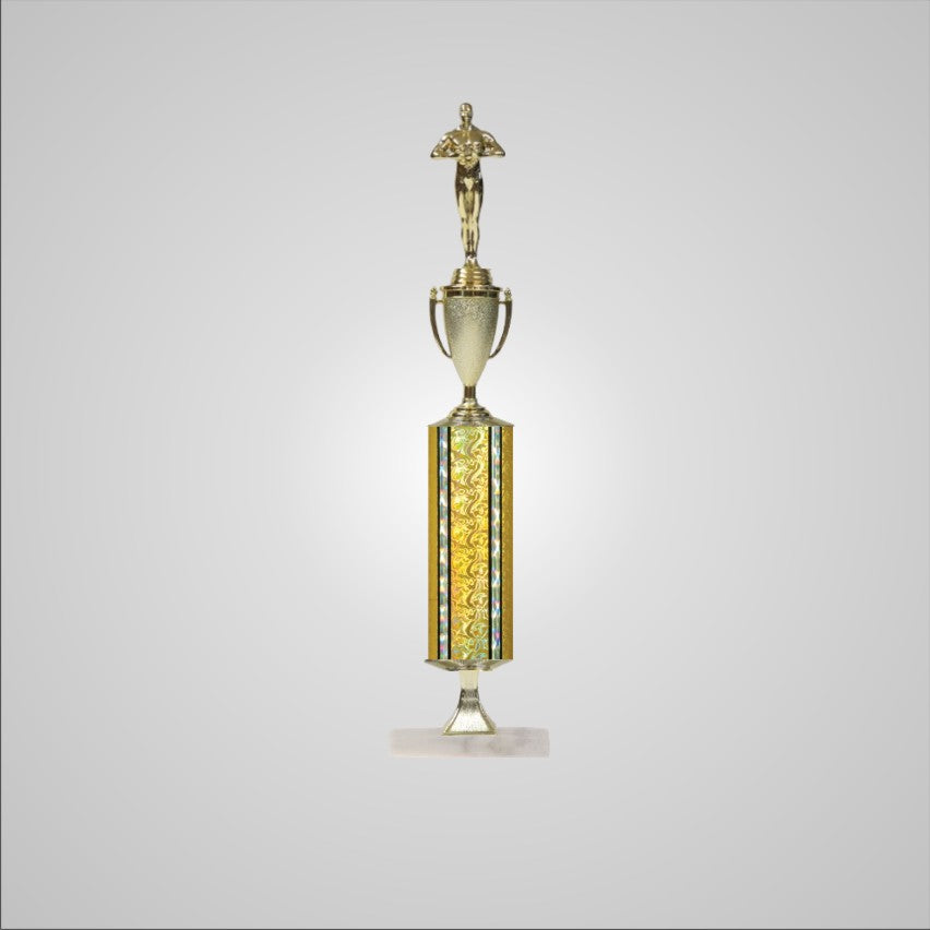 20.5" Trophy wide column with Riser and Cup
