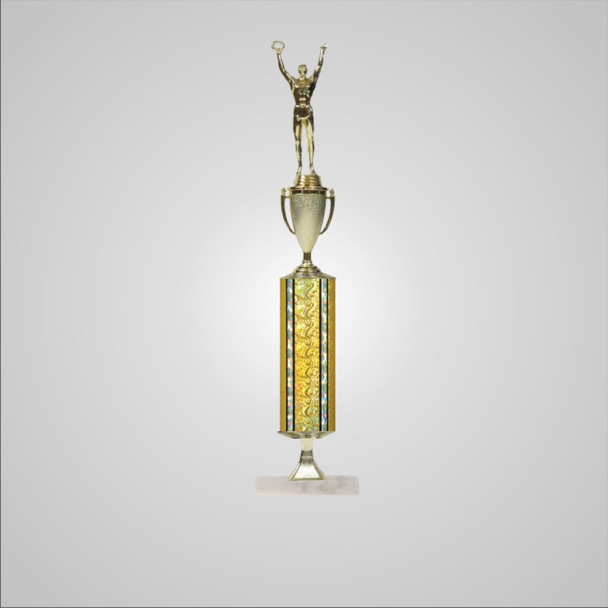 20.5" Trophy wide column with Riser and Cup