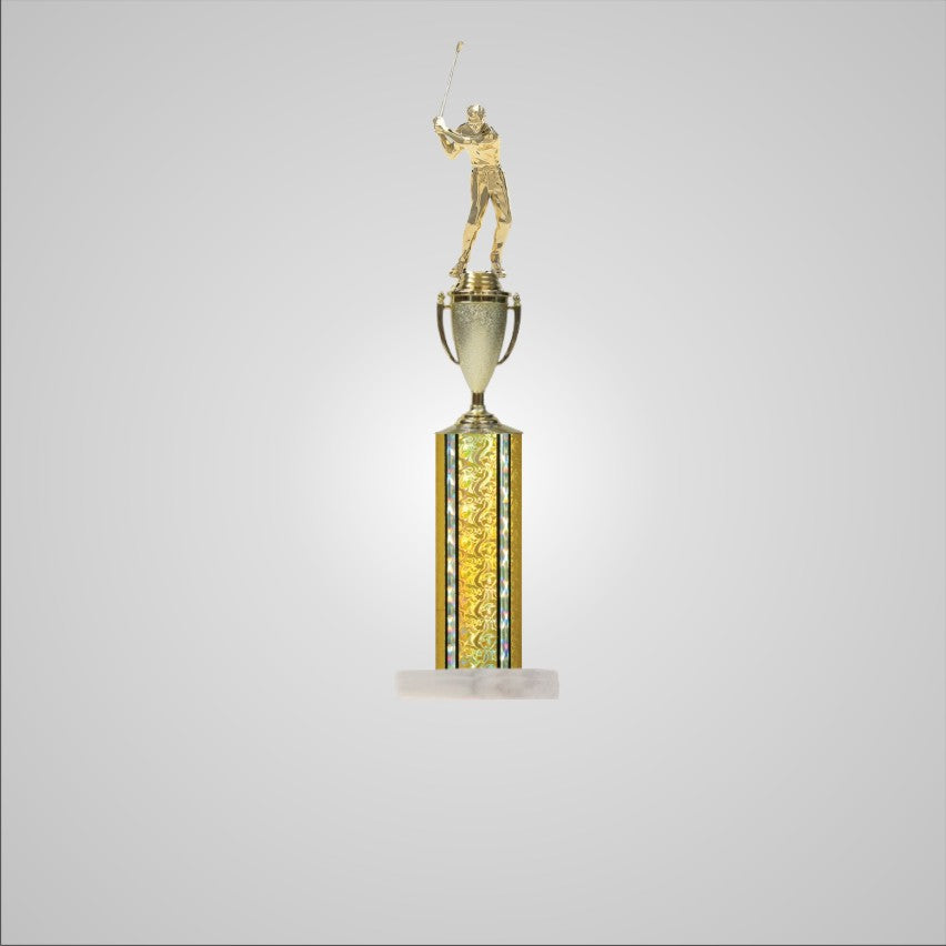 18.5" Trophy wide column with Cup