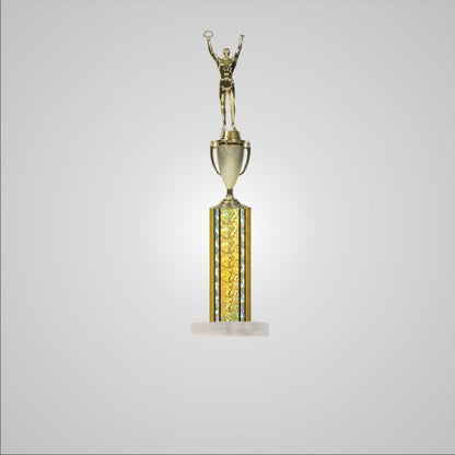 18.5" Trophy wide column with Cup