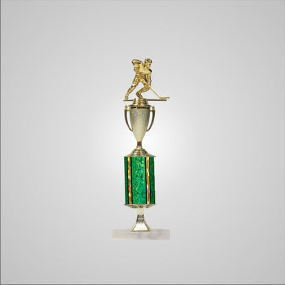 16.5" Trophy wide column with Riser and Cup