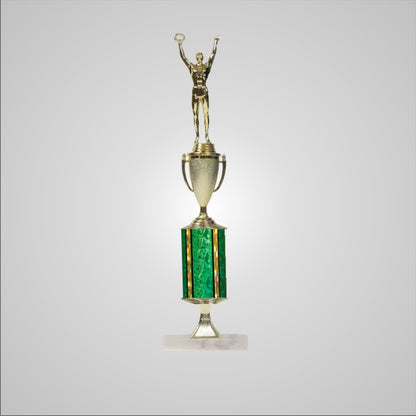 16.5" Trophy wide column with Riser and Cup