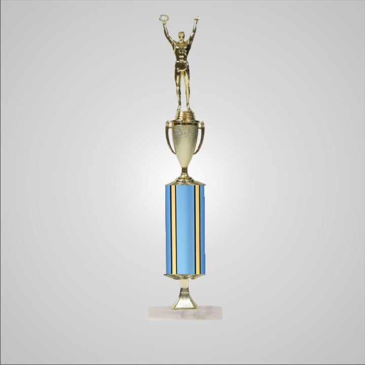 18.5" Trophy wide column with Riser and Cup