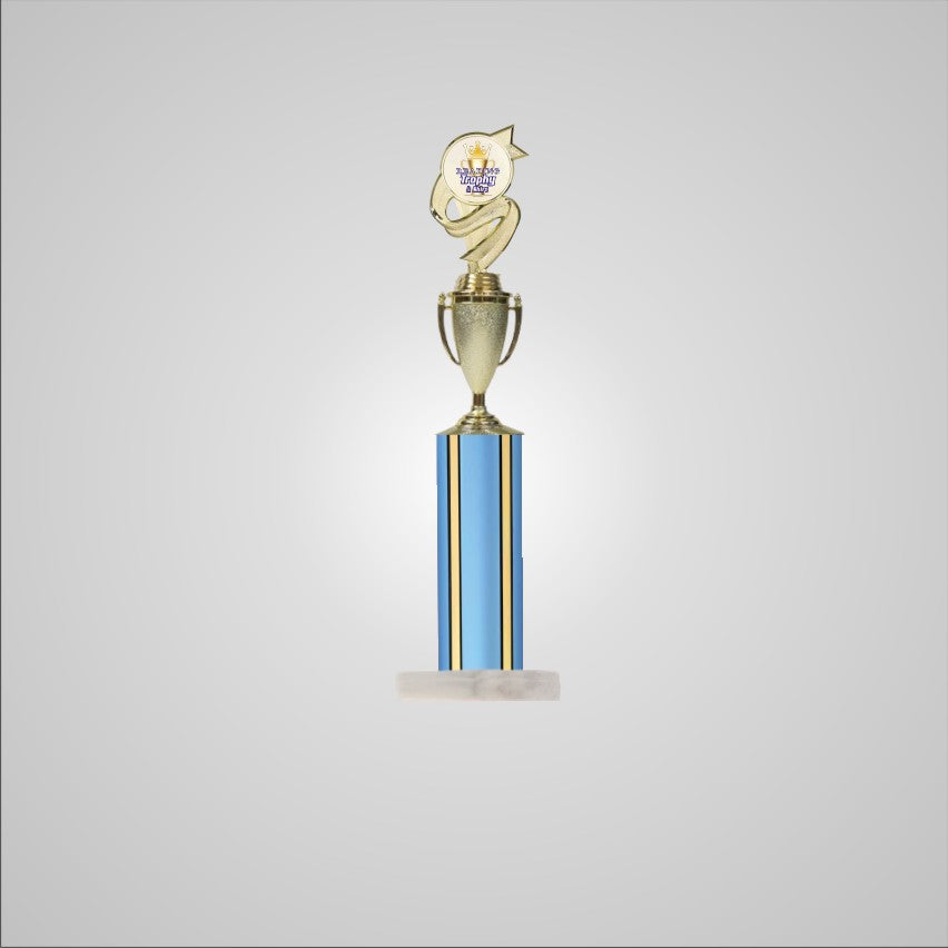 18.5" Trophy wide column with Cup