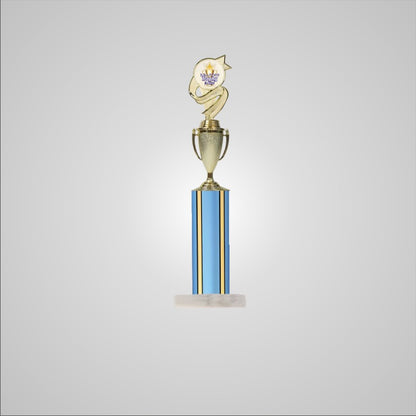 18.5" Trophy wide column with Cup