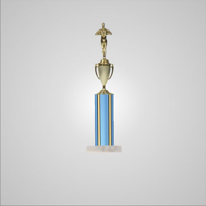 18.5" Trophy wide column with Cup