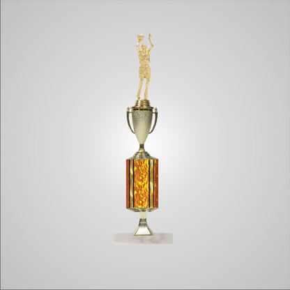 16.5" Trophy wide column with Riser and Cup