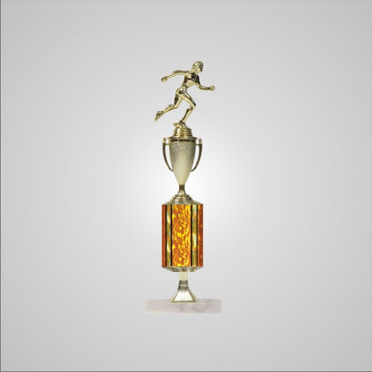 16.5" Trophy wide column with Riser and Cup