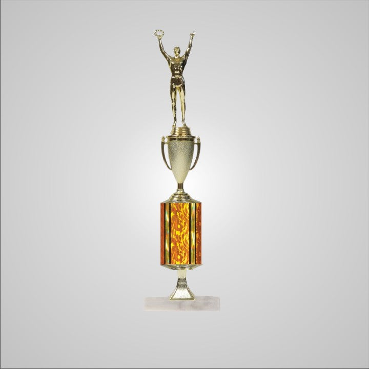 16.5" Trophy wide column with Riser and Cup