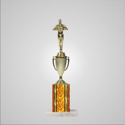 14.5" Trophy wide column with Cup