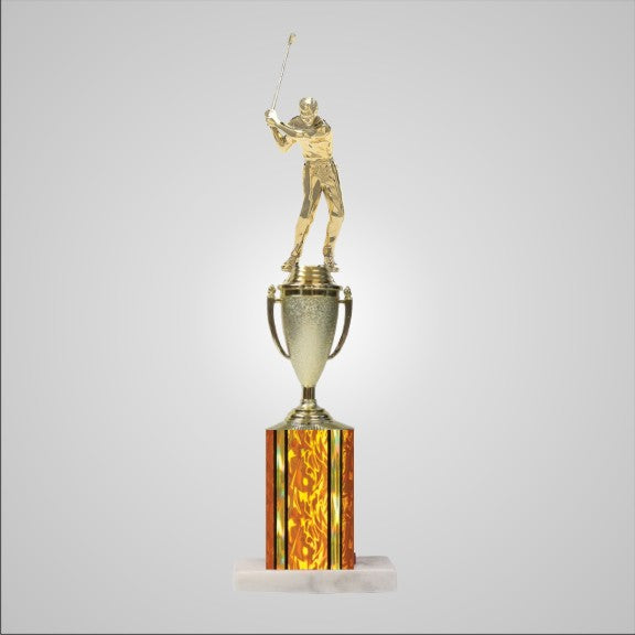 14.5" Trophy wide column with Cup