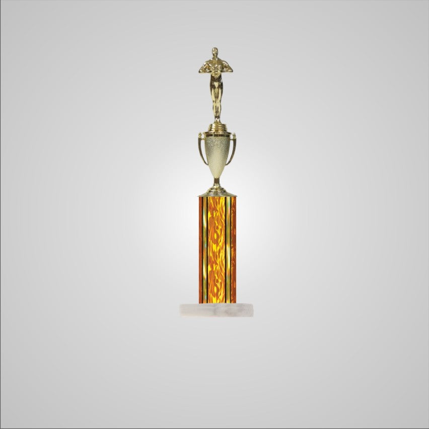 18.5" Trophy wide column with Cup