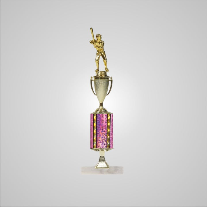 16.5" Trophy wide column with Riser and Cup