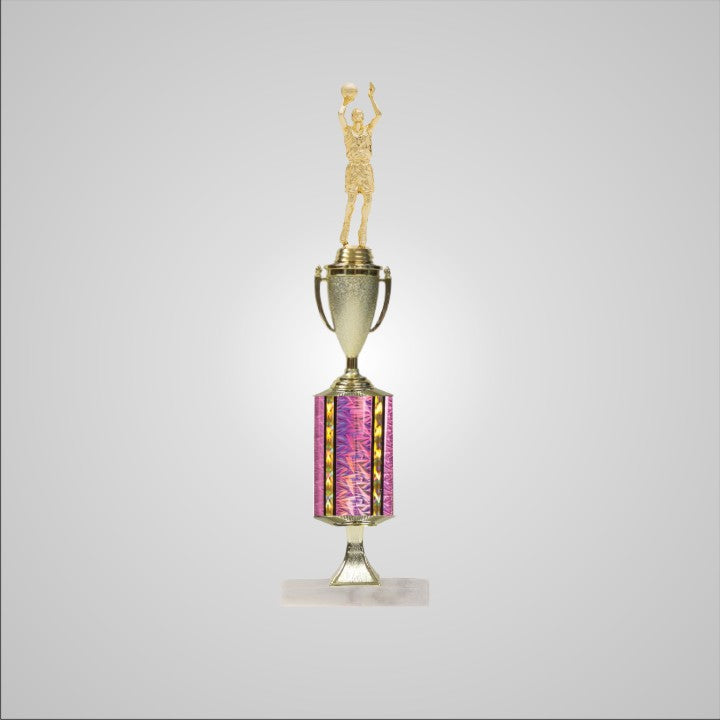 16.5" Trophy wide column with Riser and Cup