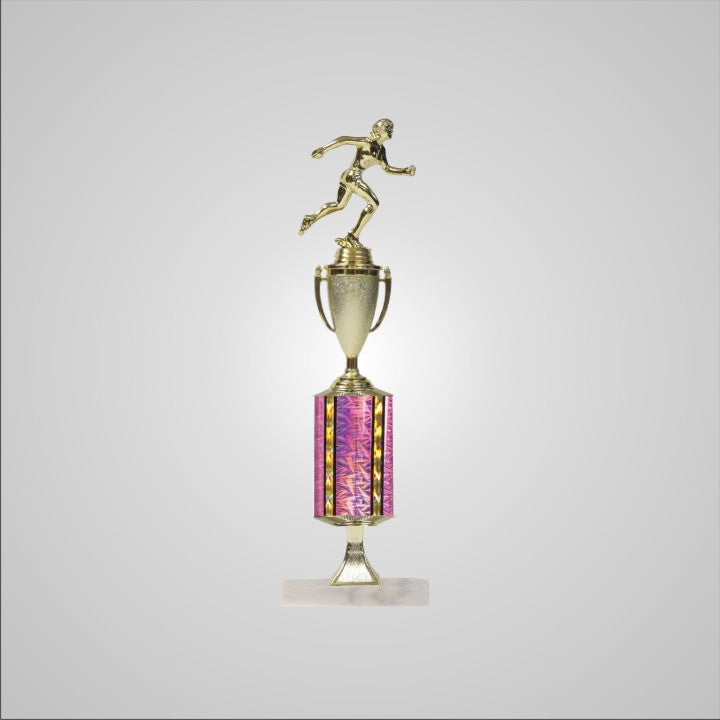 16.5" Trophy wide column with Riser and Cup