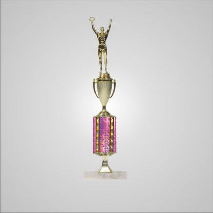 16.5" Trophy wide column with Riser and Cup