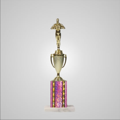 14.5" Trophy wide column with Cup