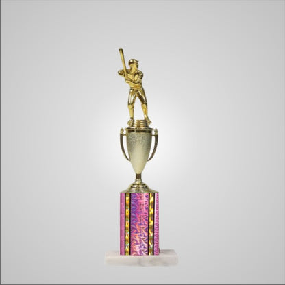 14.5" Trophy wide column with Cup
